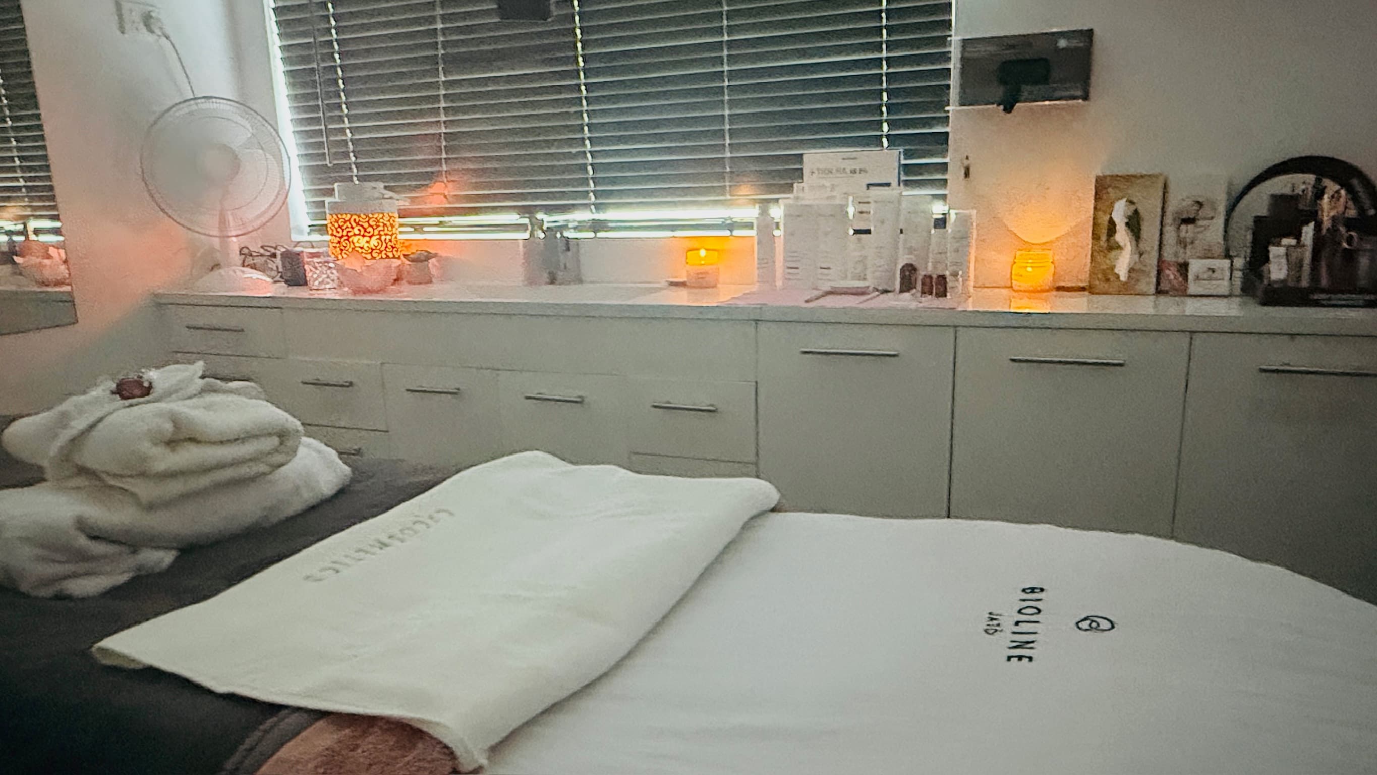 A real treatment room at Beauty Studio 2444, Port Macquarie