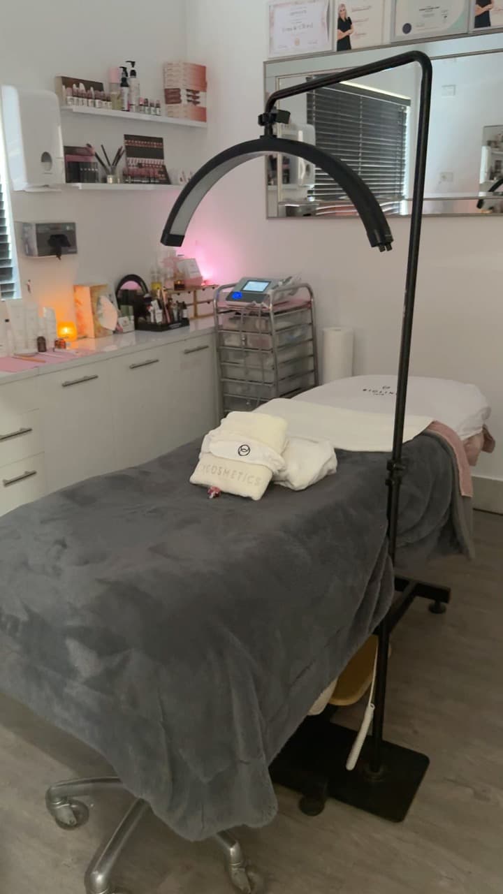 A real facial treatment room at Beauty Studio 2444